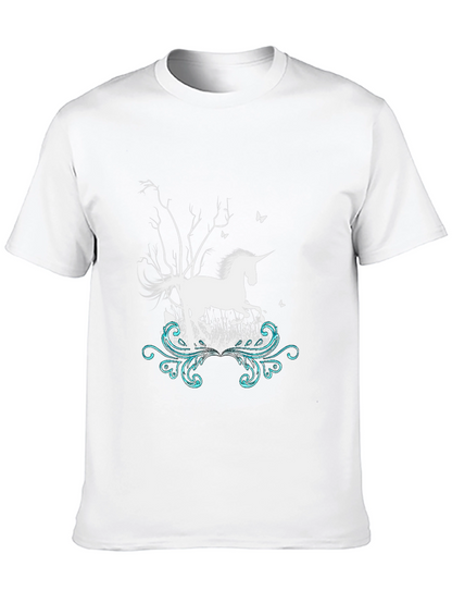 Unicorn Graphic Print T-Shirt
