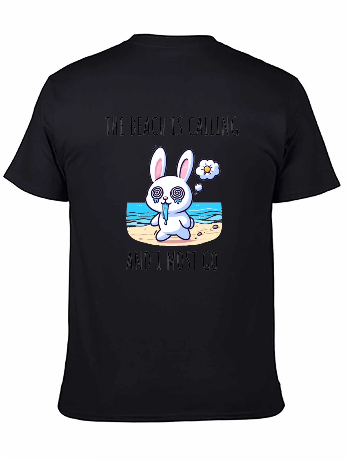 Beach Calling Bunny T-Shirt