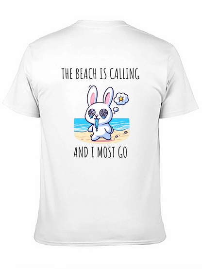 Beach Calling Bunny T-Shirt