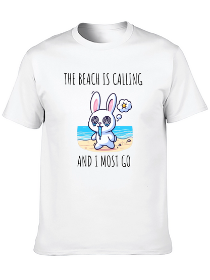Beach Calling Bunny T-Shirt