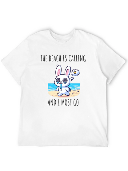 Beach Calling Bunny T-Shirt