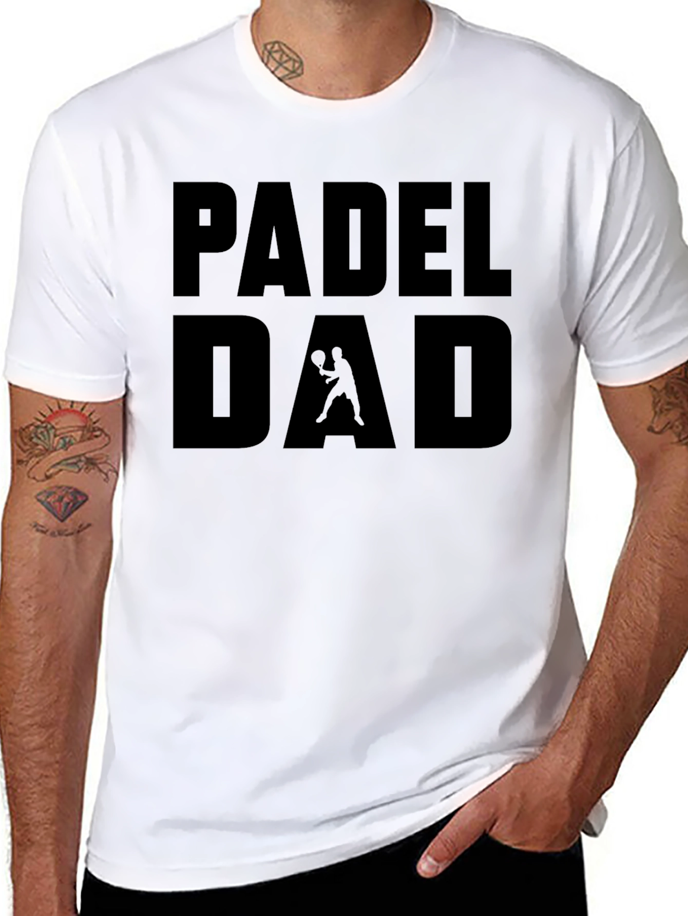 Padel Dad T-Shirt - Stylish Fathers Day Gift