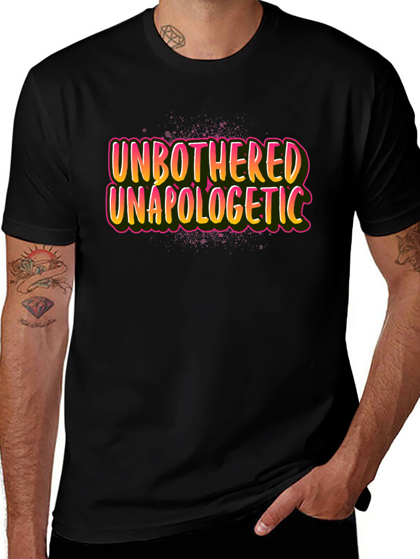 Unbothered Unapologetic Graphic Tee - Bold Statement T-Shirt