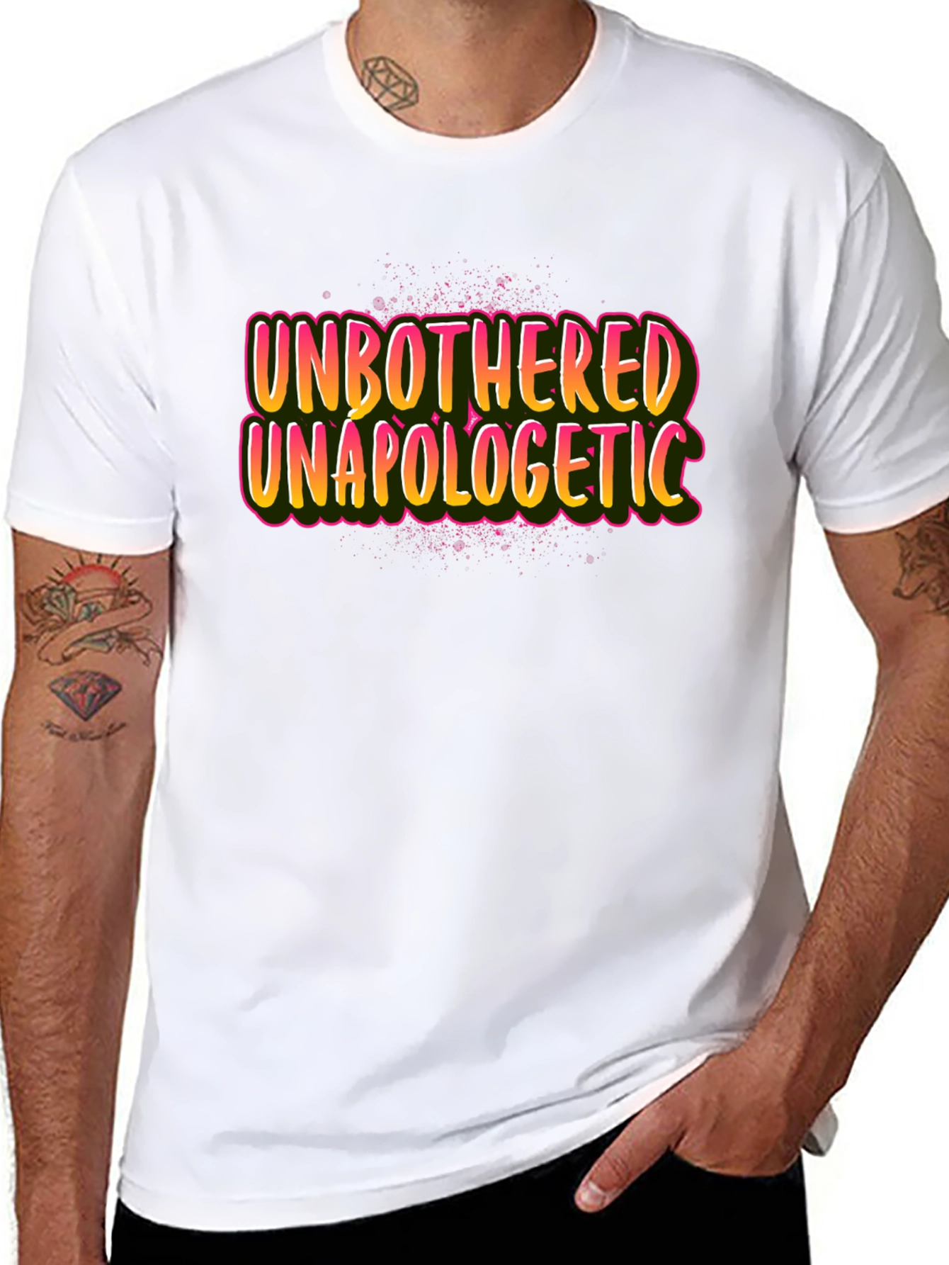Unbothered Unapologetic Graphic Tee - Bold Statement T-Shirt