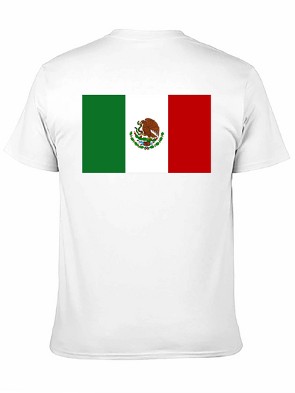 Mexican Flag T-Shirt - Black Cotton Tee