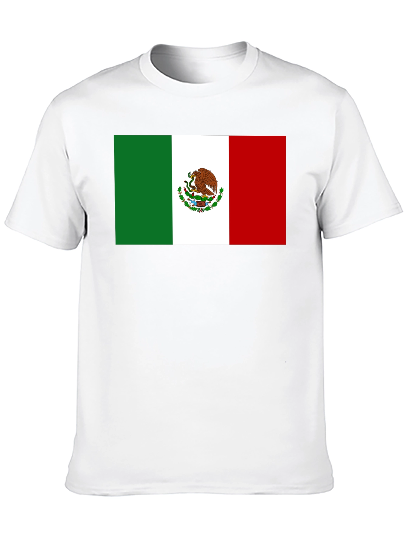 Mexican Flag T-Shirt - Black Cotton Tee