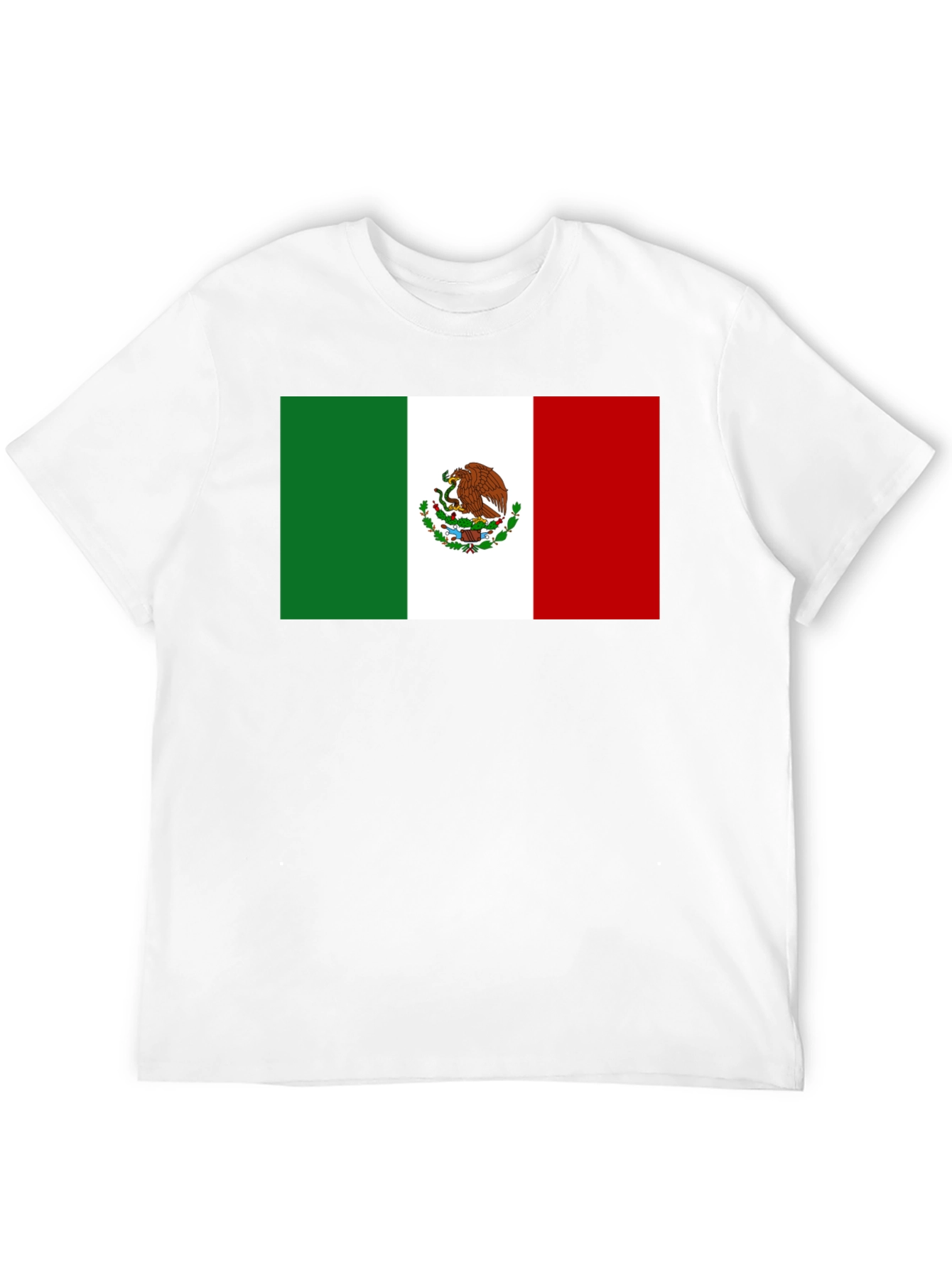 Mexican Flag T-Shirt - Black Cotton Tee