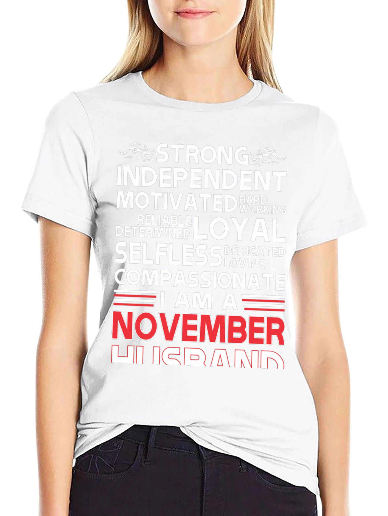 Strong November Husband T-Shirt