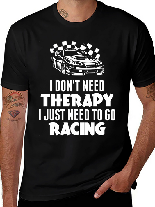 Racing Therapy T-Shirt | Car Racing Graphic Tee