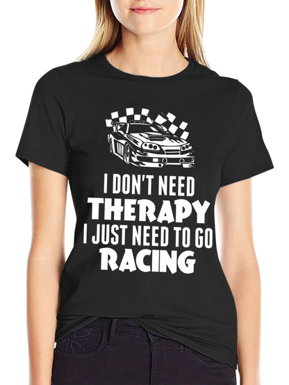 Racing Therapy T-Shirt | Car Racing Graphic Tee