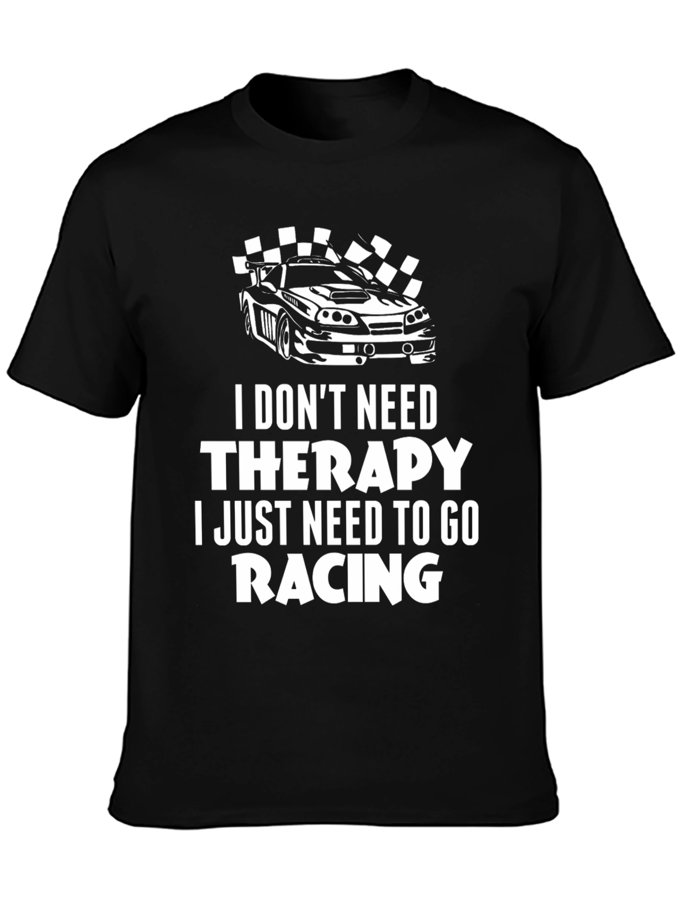 Racing Therapy T-Shirt | Car Racing Graphic Tee