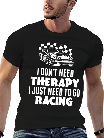 Racing Therapy T-Shirt | Car Racing Graphic Tee