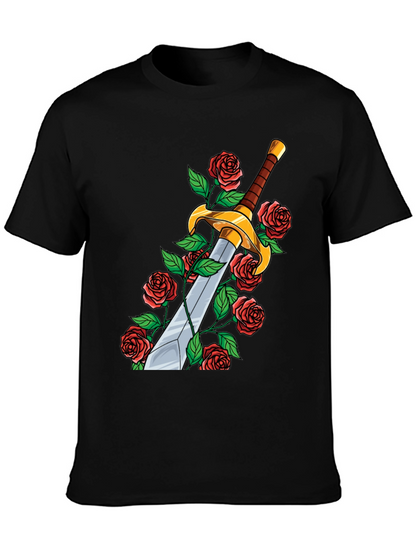 Sword & Roses Graphic Tee - Menswear