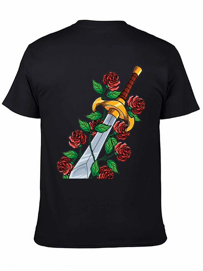 Sword & Roses Graphic Tee - Menswear