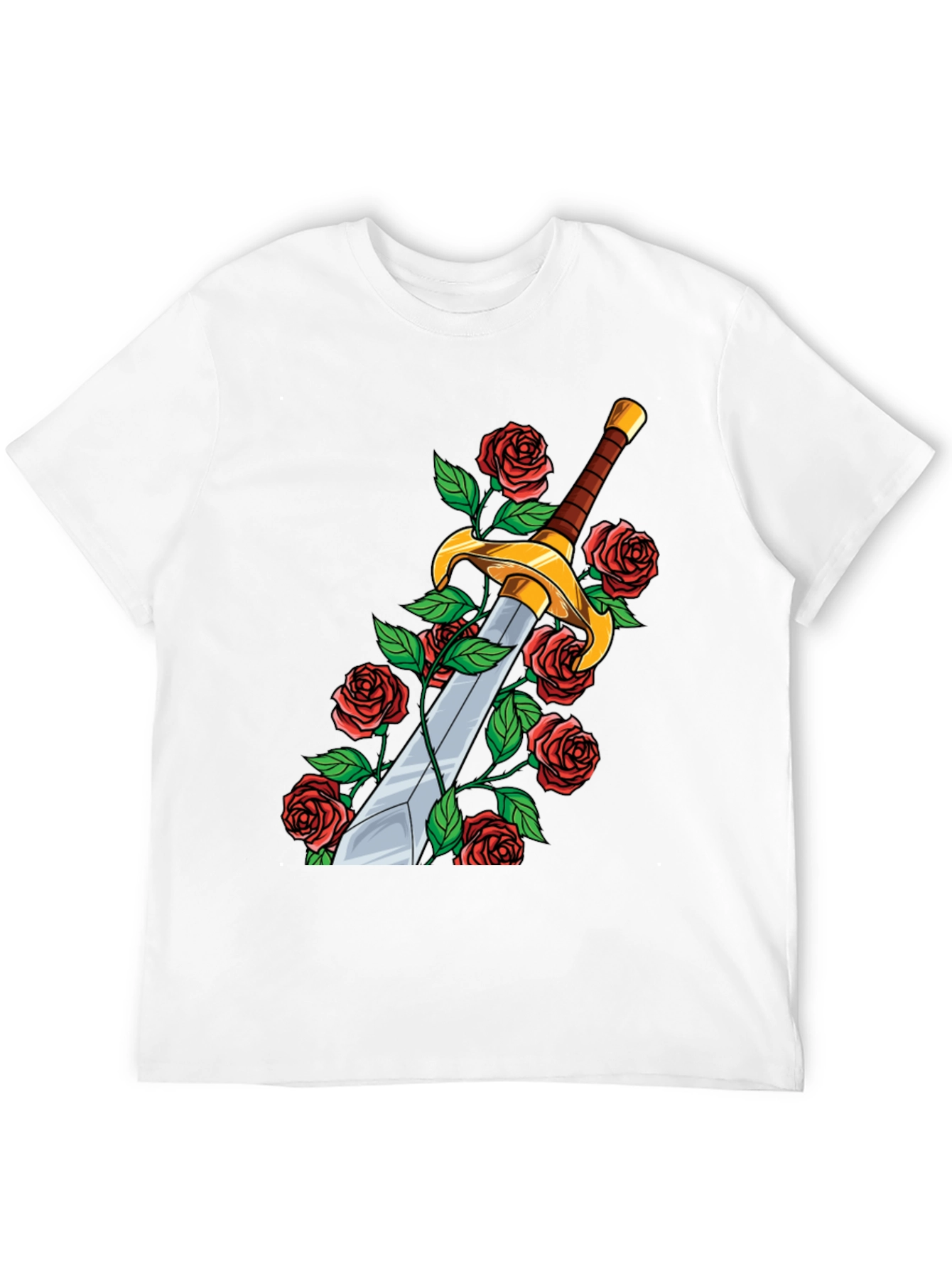 Sword & Roses Graphic Tee - Menswear