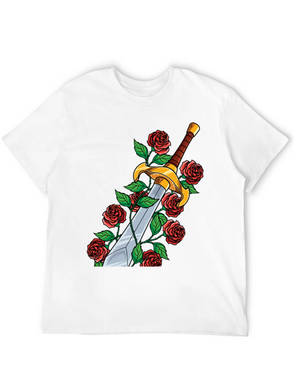 Sword & Roses Graphic Tee - Menswear