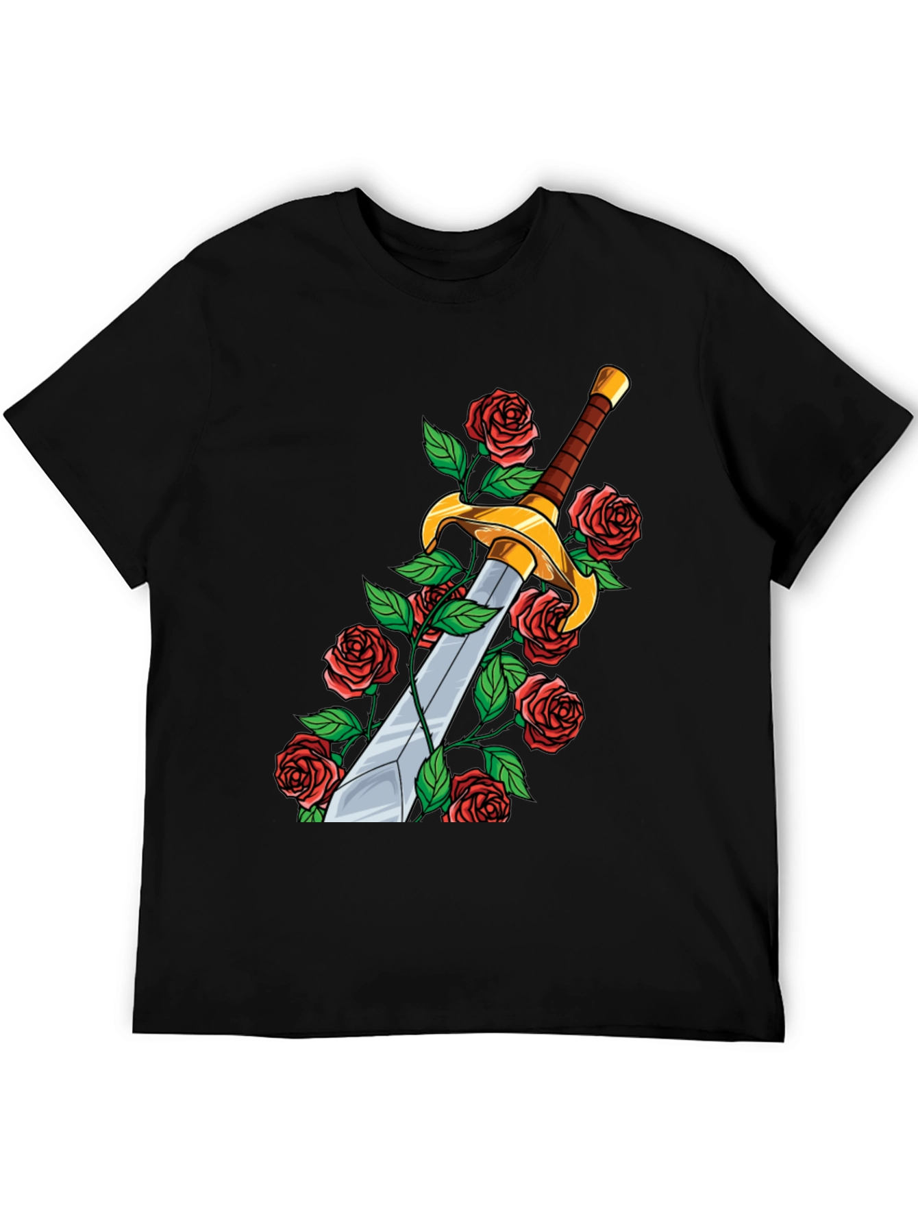 Sword & Roses Graphic Tee - Menswear