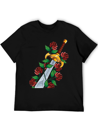Sword & Roses Graphic Tee - Menswear