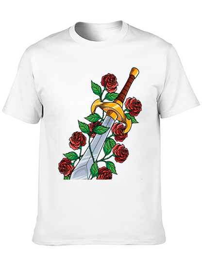 Sword & Roses Graphic Tee - Menswear