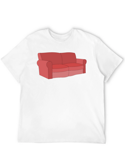Couch T-Shirt - Funny Cartoon Graphic Tee