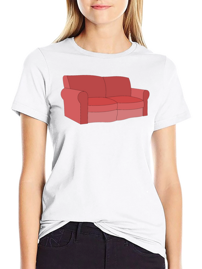 Couch T-Shirt - Funny Cartoon Graphic Tee