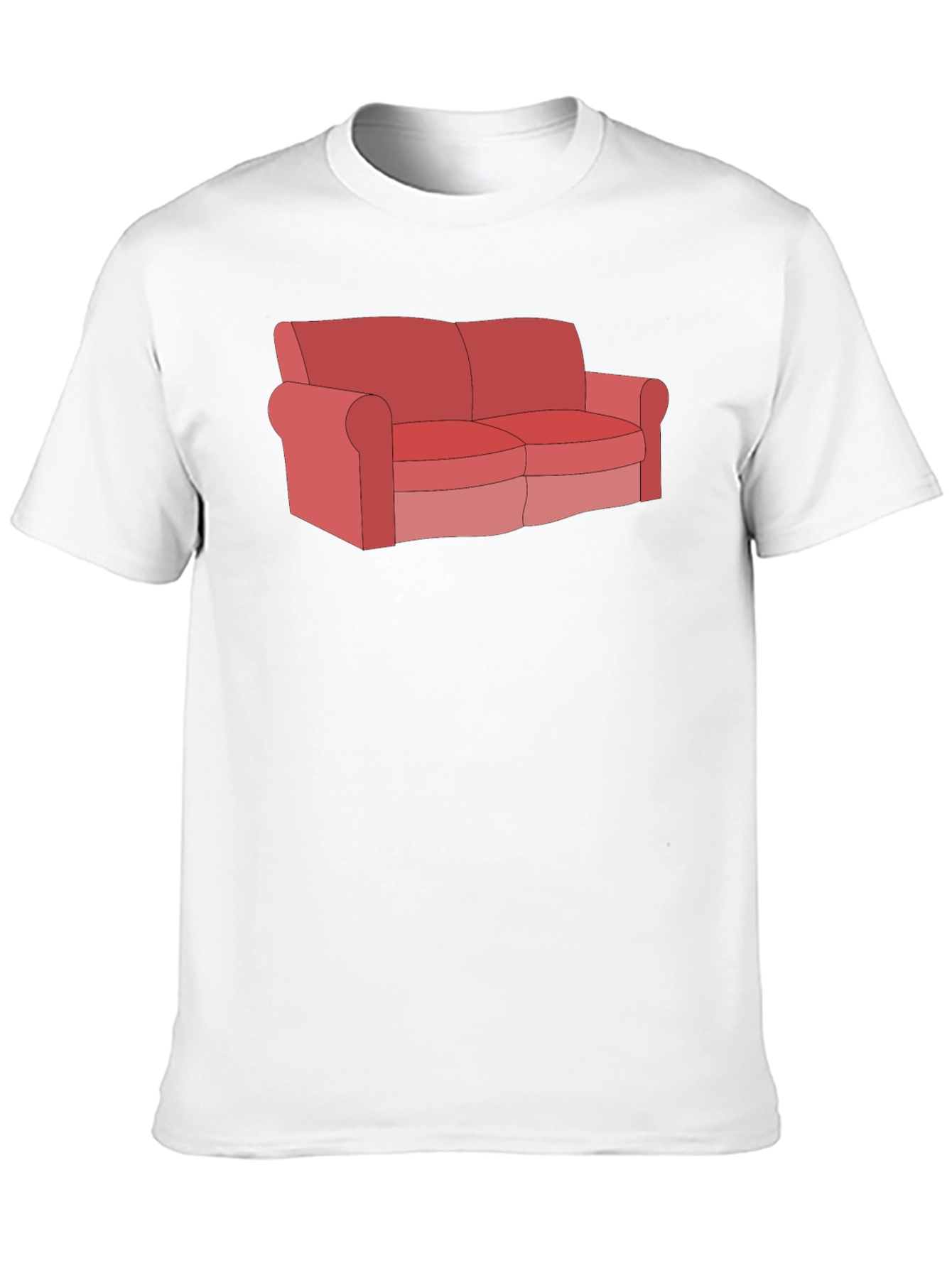 Couch T-Shirt - Funny Cartoon Graphic Tee