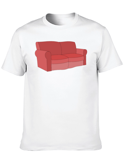 Couch T-Shirt - Funny Cartoon Graphic Tee