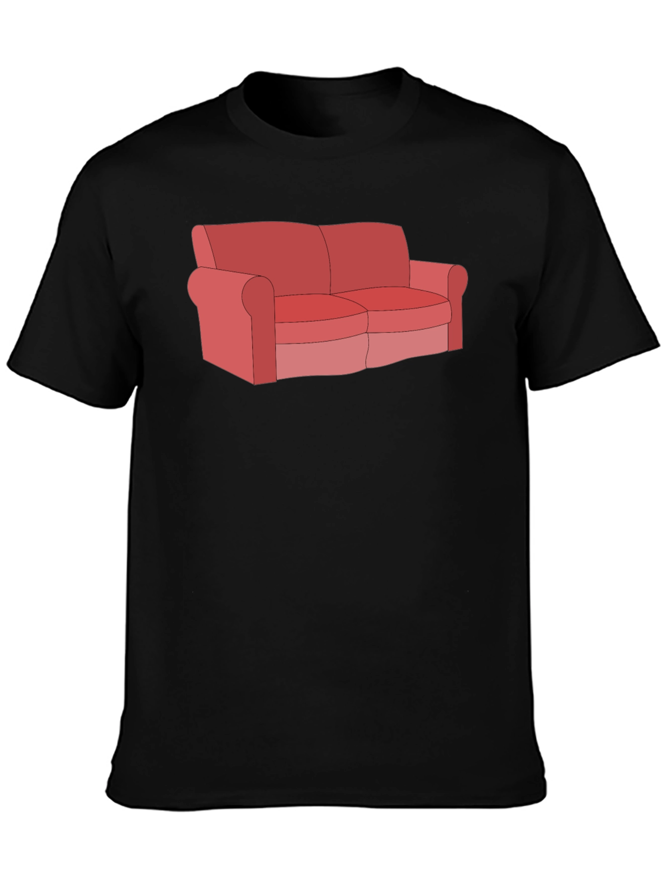 Couch T-Shirt - Funny Cartoon Graphic Tee
