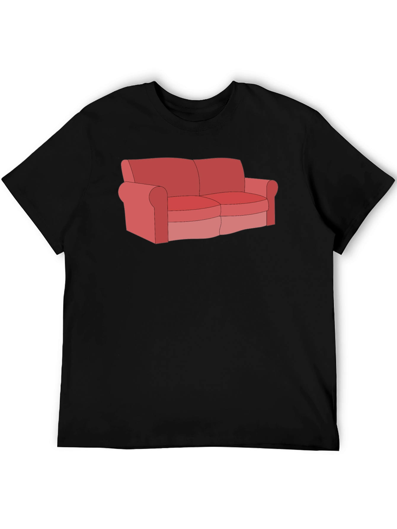 Couch T-Shirt - Funny Cartoon Graphic Tee