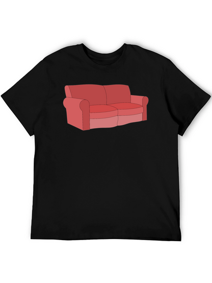 Couch T-Shirt - Funny Cartoon Graphic Tee