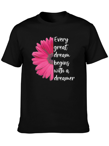 Dreamer T-Shirt - Floral Graphic Tee