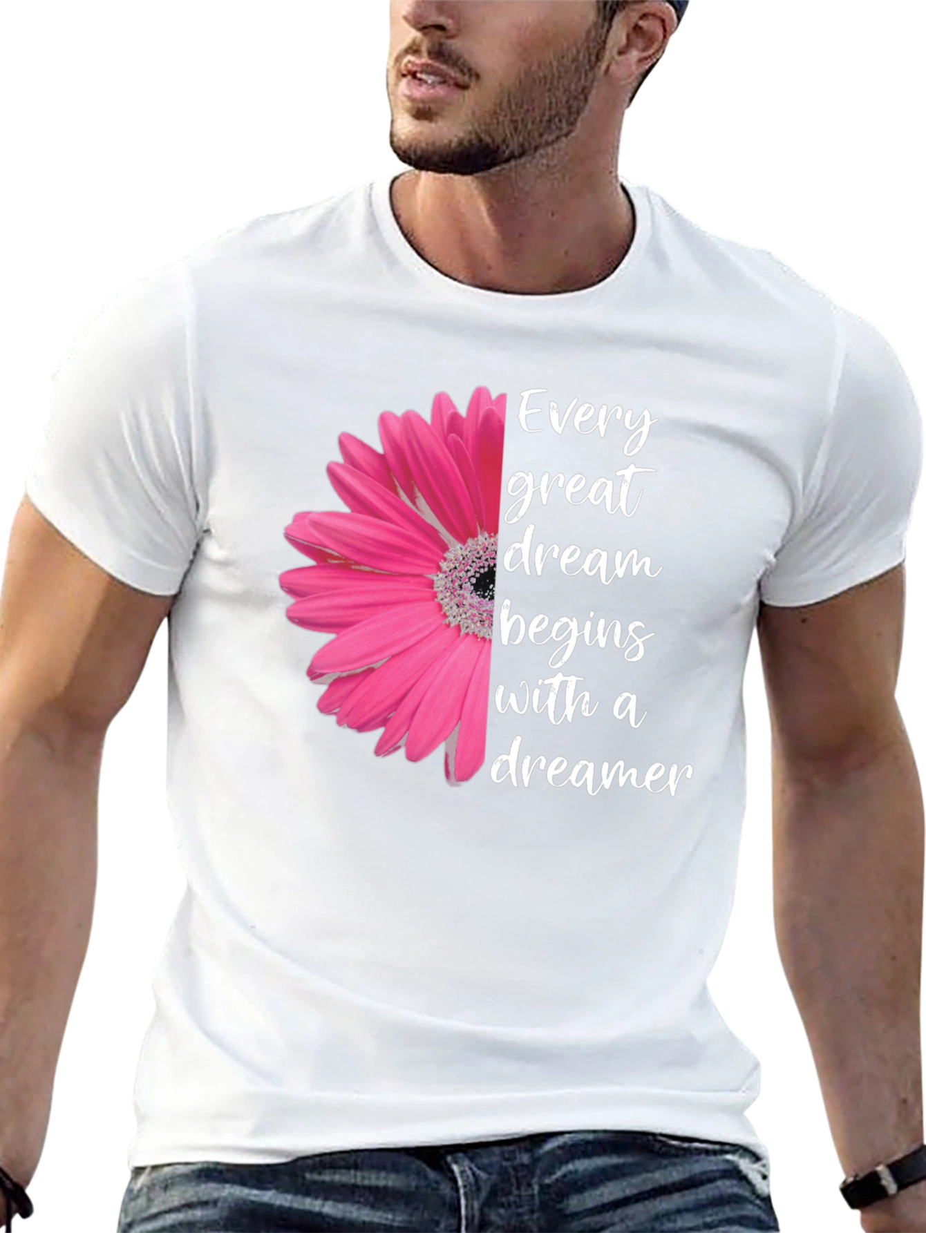 Dreamer T-Shirt - Floral Graphic Tee