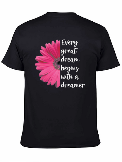Dreamer T-Shirt - Floral Graphic Tee