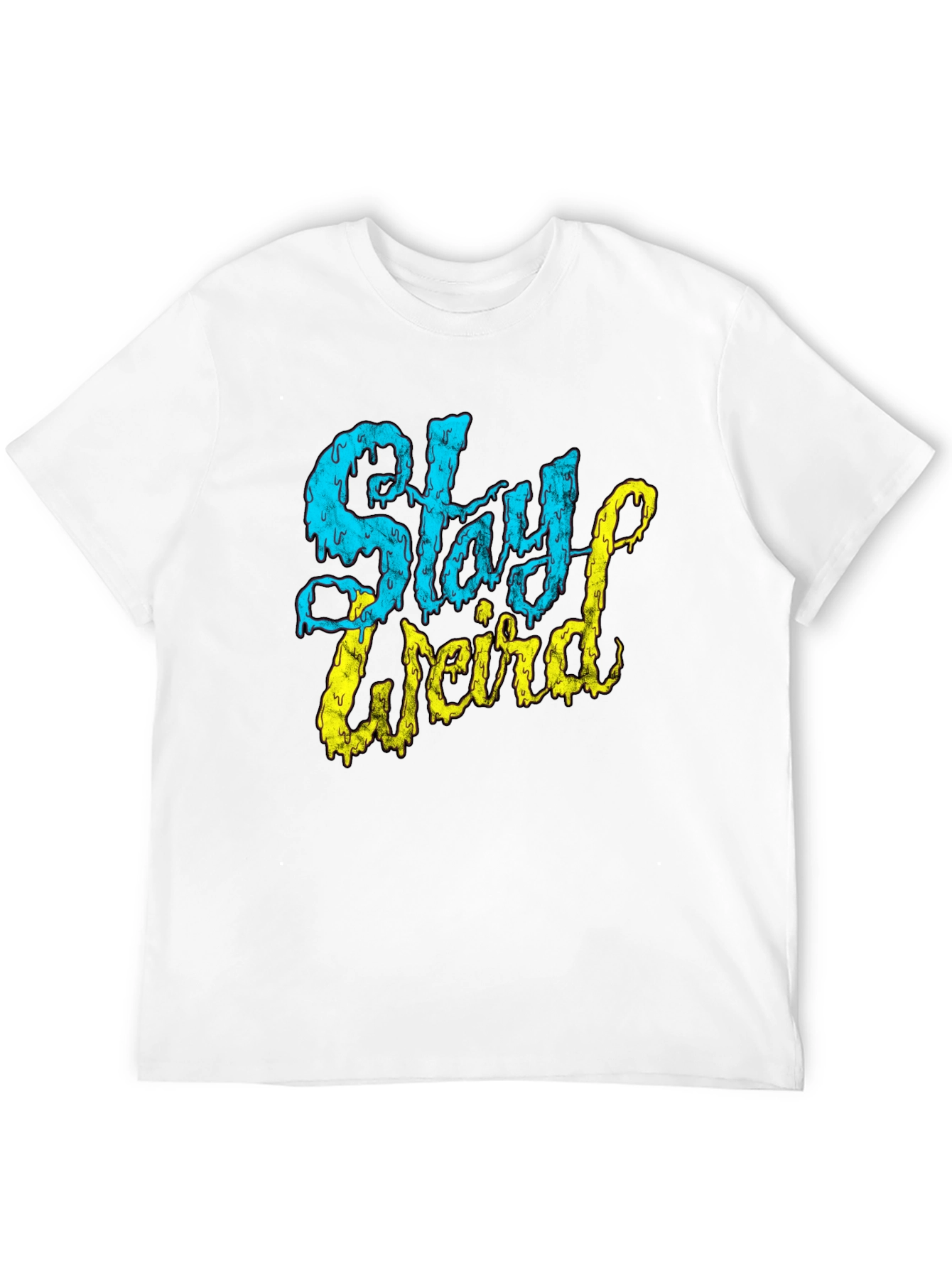 Stay Weird Graphic T-Shirt - Black Tee