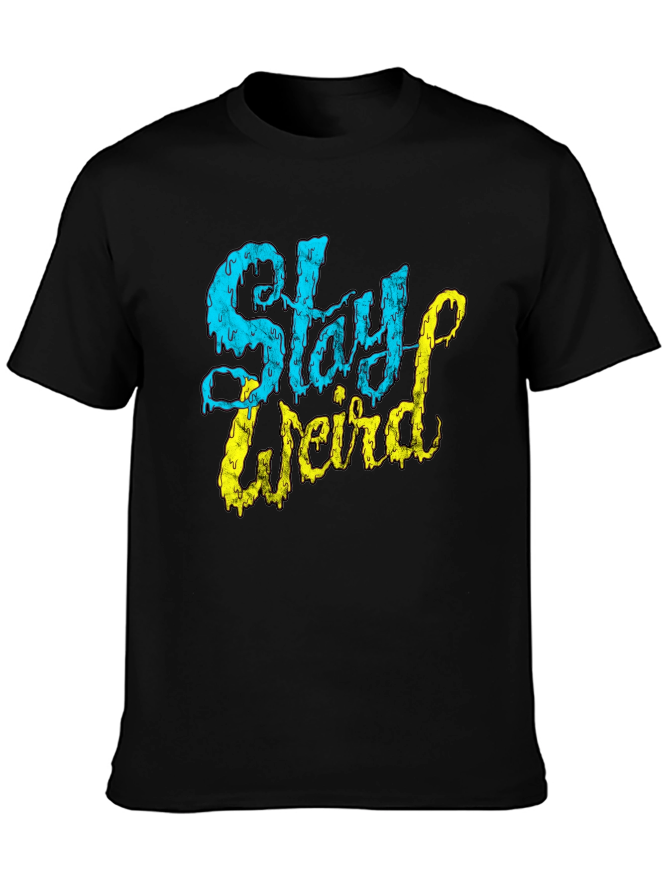 Stay Weird Graphic T-Shirt - Black Tee