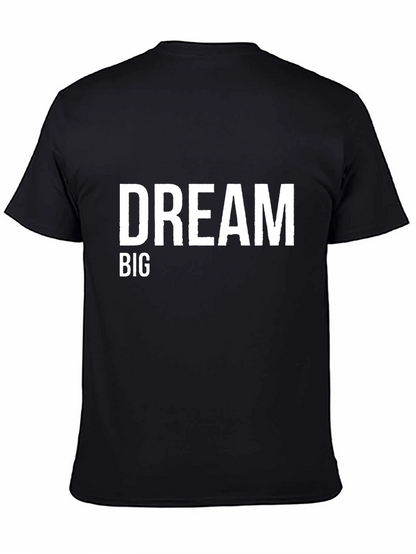 Dream Big Graphic Black T-Shirt