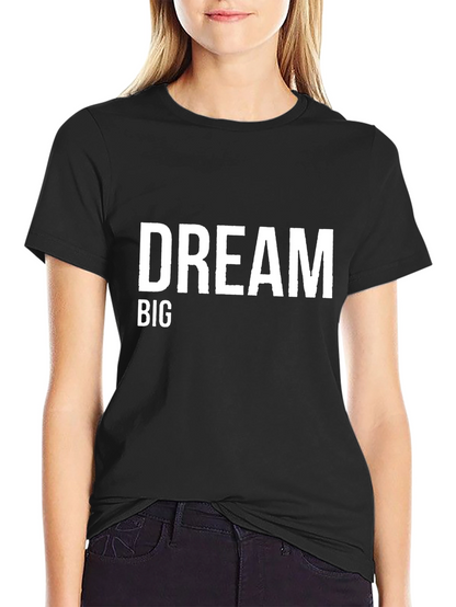 Dream Big Graphic Black T-Shirt