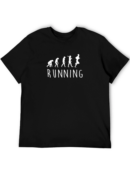 Running Evolution Black T-Shirt