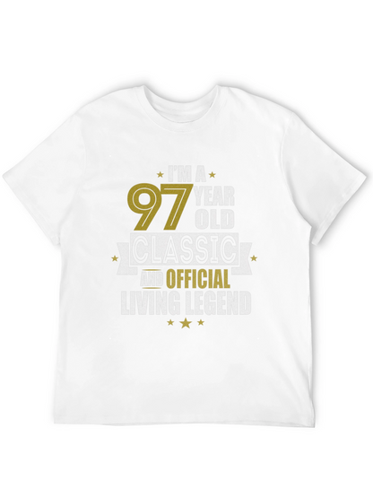 97 Year Old Classic Living Legend Black T-Shirt