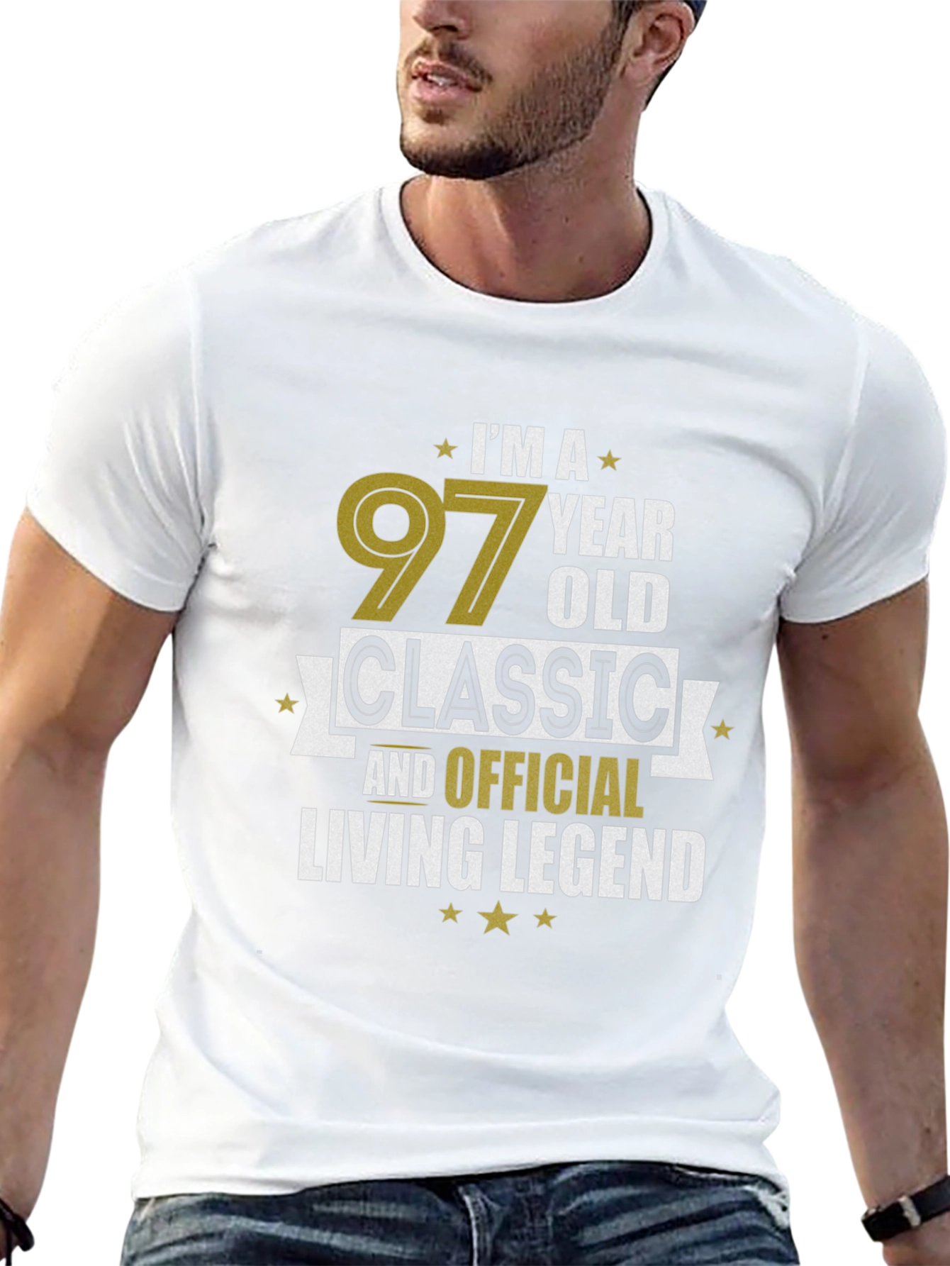 97 Year Old Classic Living Legend Black T-Shirt