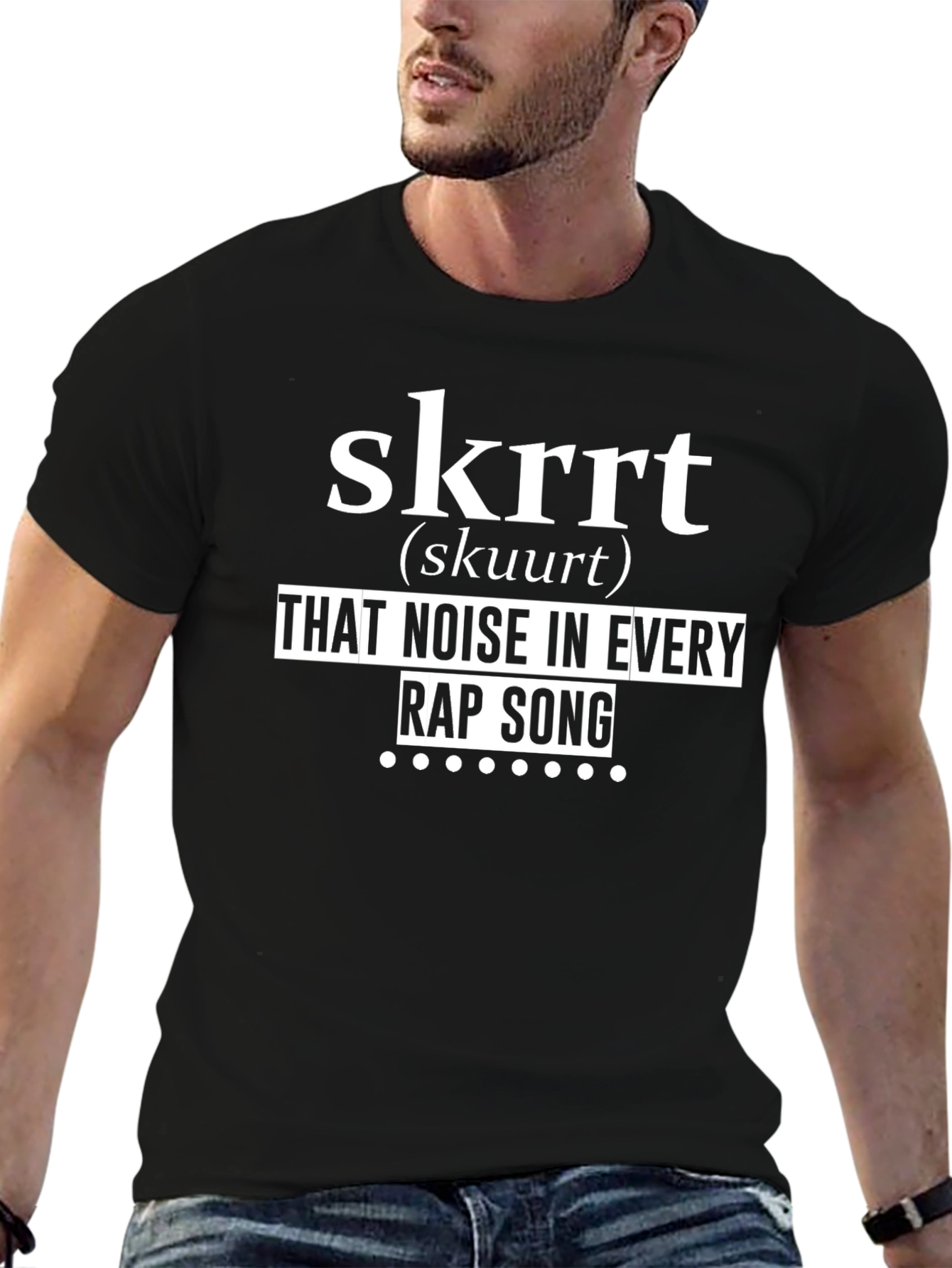 Skrrt Rap Song Tee - Funny Music Lover Shirt