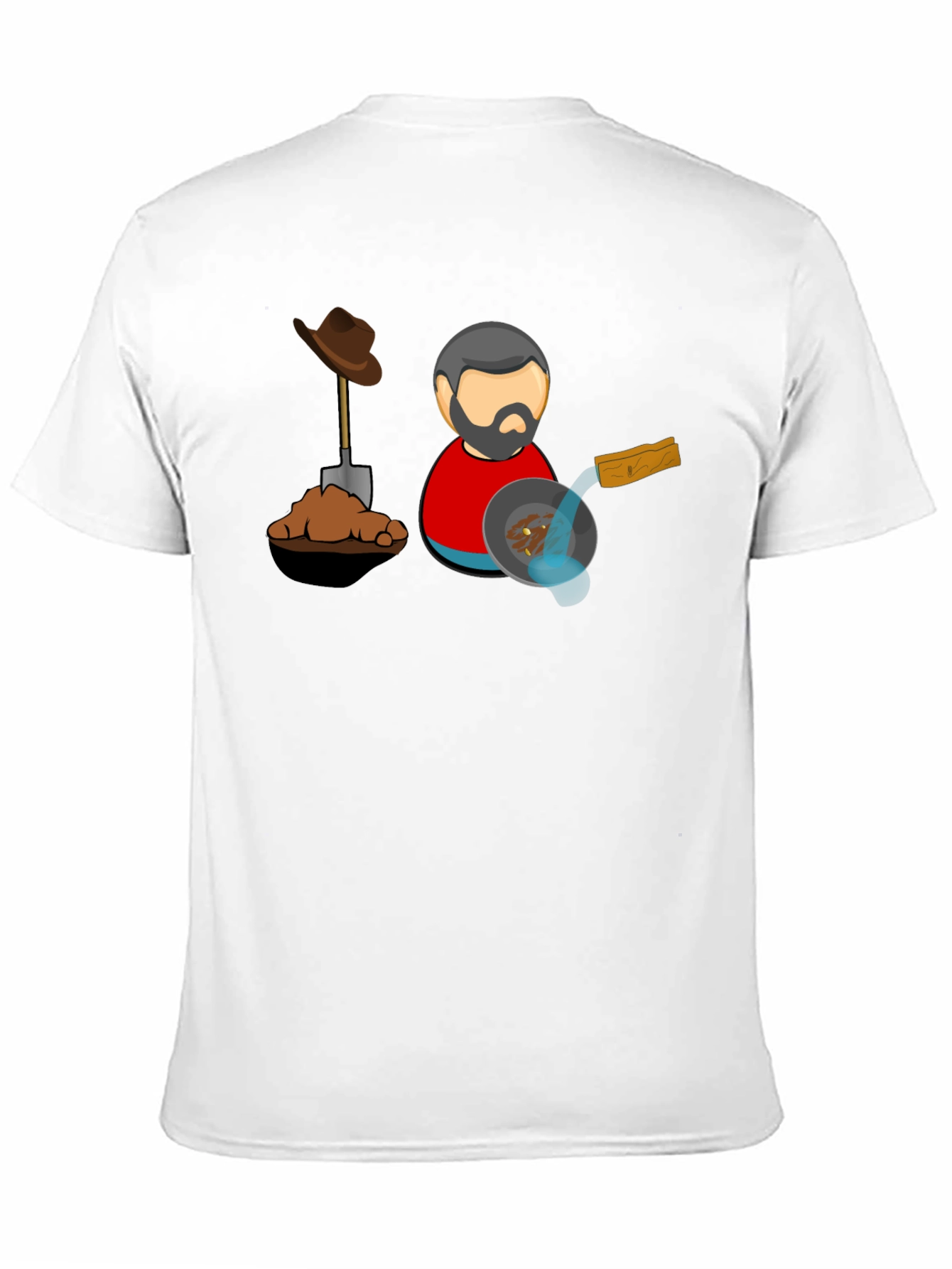 Gold Prospector T-Shirt - Black Cotton Tee