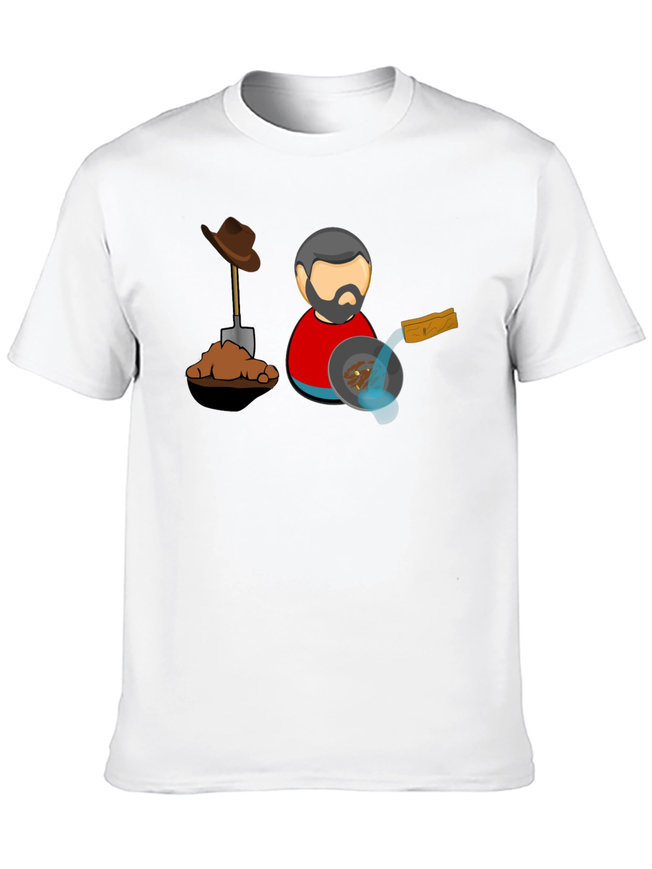 Gold Prospector T-Shirt - Black Cotton Tee
