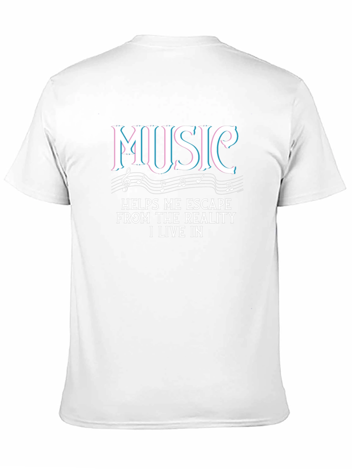 Music Escape T-Shirt - Black Graphic Tee