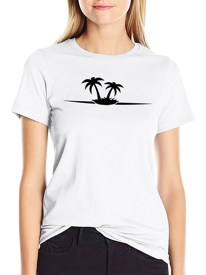 Tropical Palm Tree Island T-Shirt - Vacation Vibes