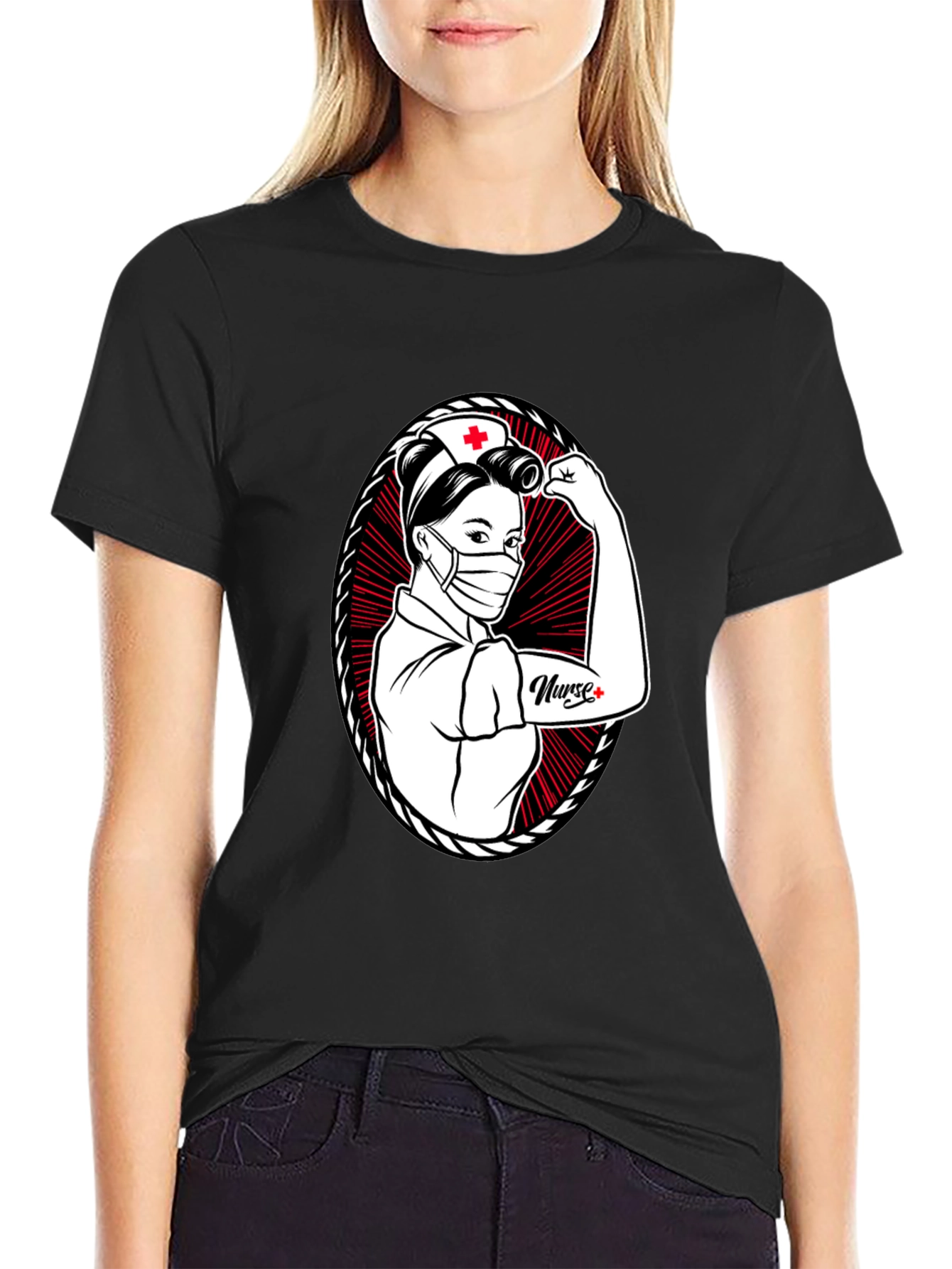 Nurse Power T-Shirt - Strong Womens Design