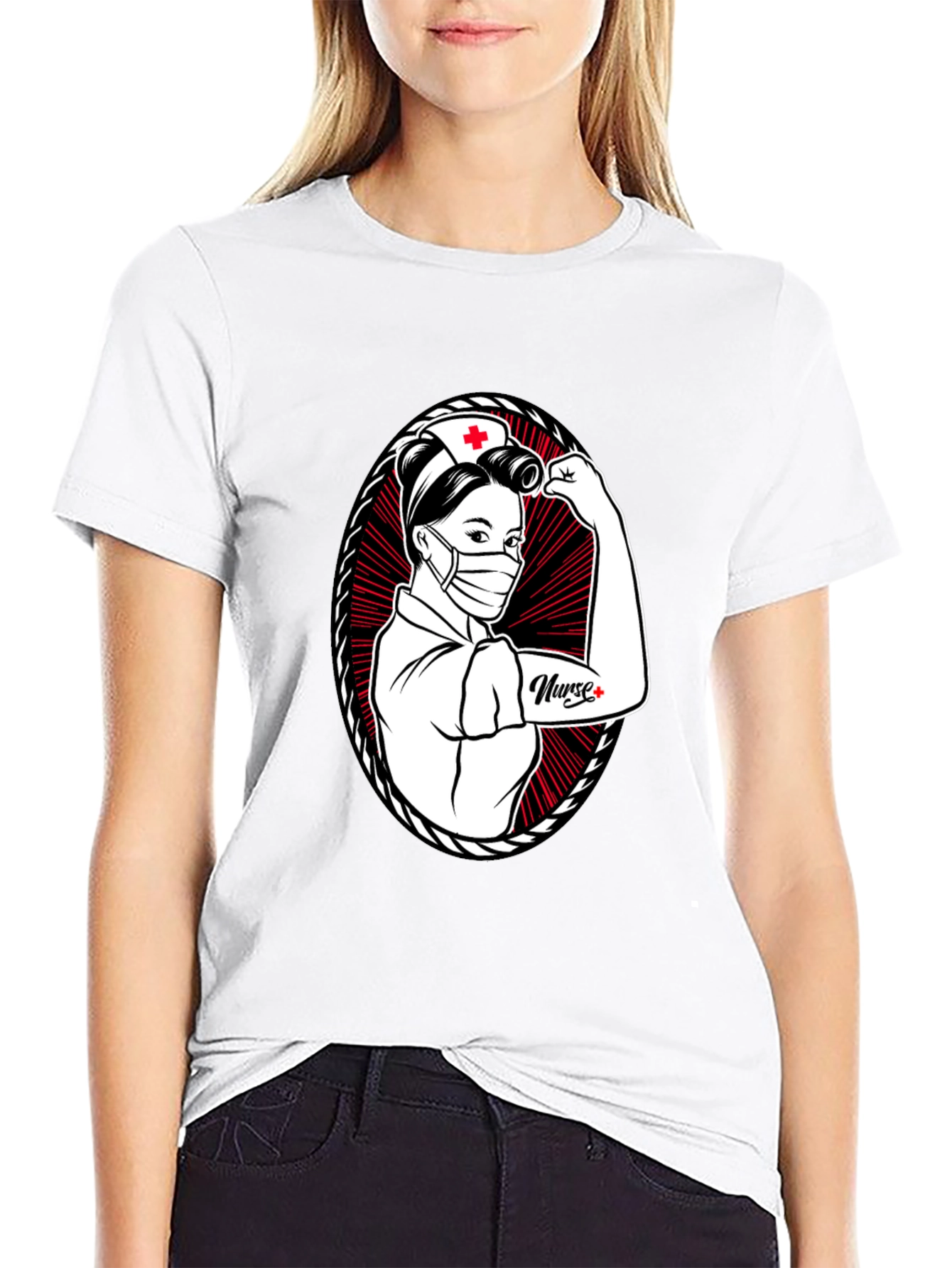 Nurse Power T-Shirt - Strong Womens Design
