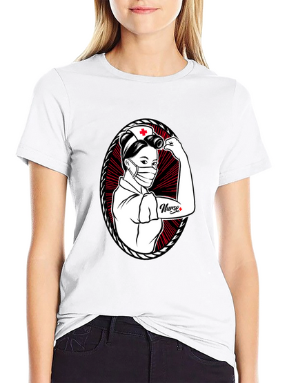 Nurse Power T-Shirt - Strong Womens Design