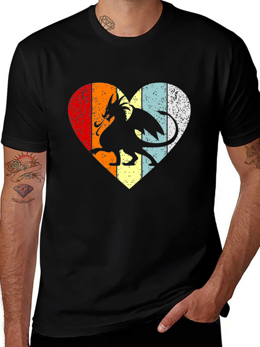 Vintage Dragon Heart T-Shirt