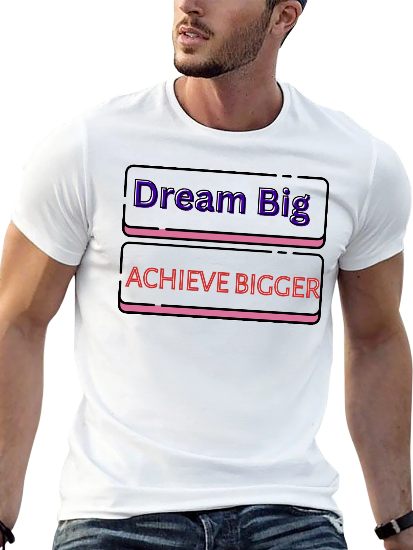 Dream Big Achieve Bigger Graphic Tee